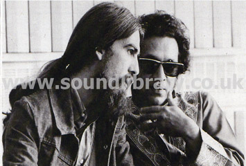 Ravi Shankar with George Harrison 1970