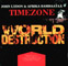 Timezone World Destruction UK Issue G/F Card Sleeve 3" CDS Virgin CDT 29 Front Card Sleeve