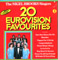 The Nigel Brooks Singers 20 Eurovision Favourites UK Issue LP K-Tel NE 712 Front Sleeve Image